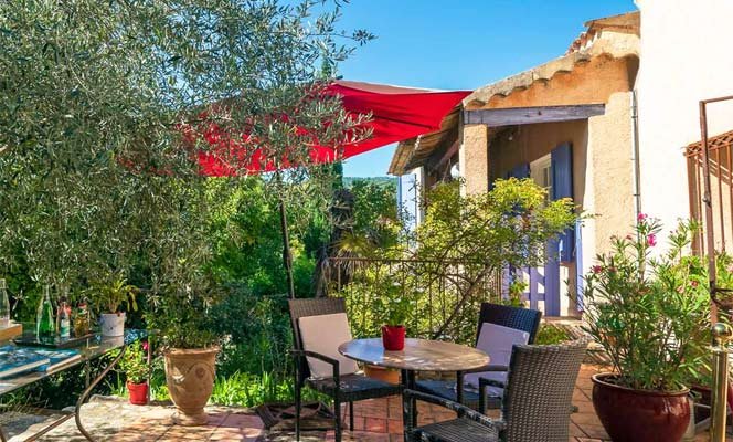 Hôtel Clos des Iris - Diaporama - Terrasse